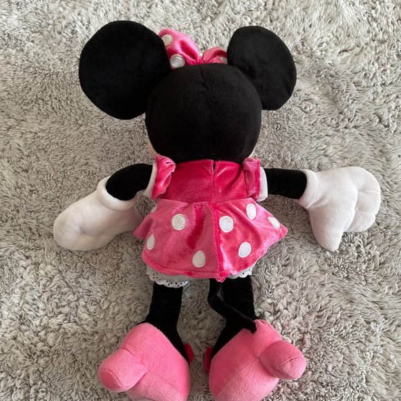 Disney Minnie Mouse Plush Pink Medium 18'' - Picture 11 of 11